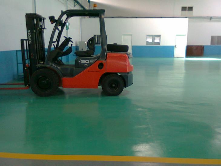 epoxy lantai pabrik epoxy coating ruang produksi